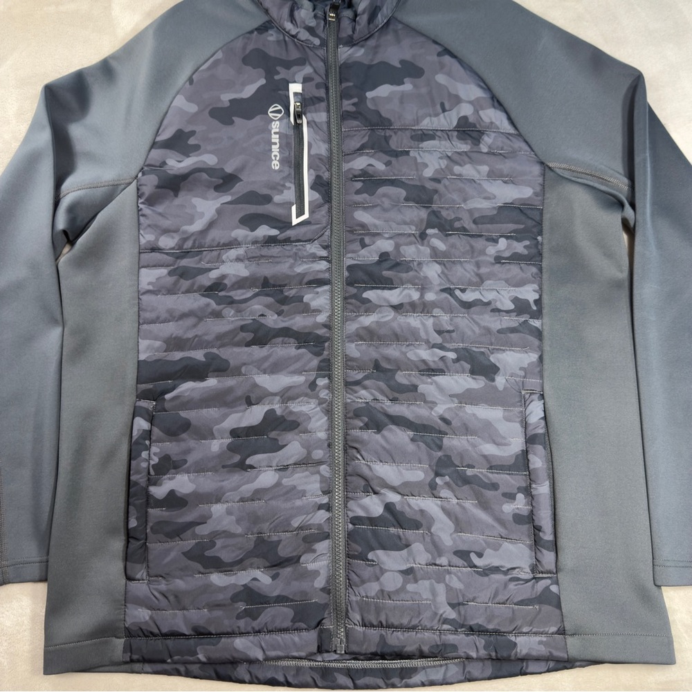 Sunice Hamilton Hybrid Climaloft Lightweight Thermal Stretch Jacket Men Sz L - Picture 2 of 11